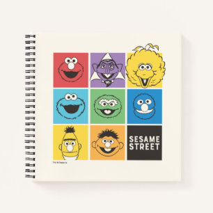 Carnet Pal de rue Sésame   Blocs de couleurs