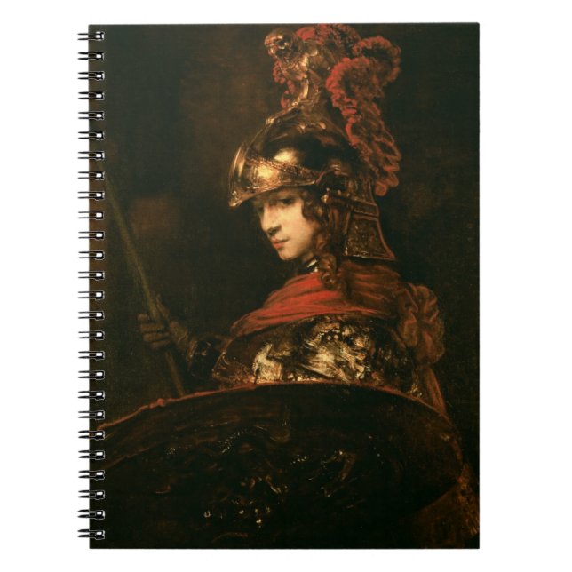 Carnet Pallas Athéna ou, figure blindée, 1664-65 (Devant)