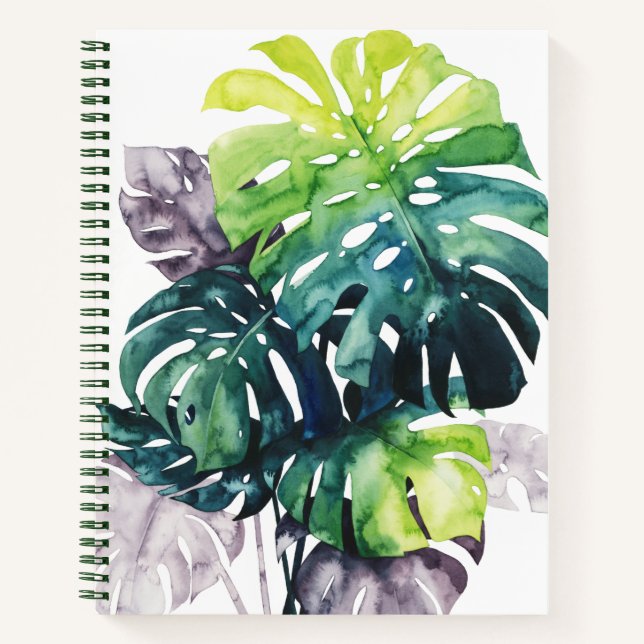 Carnet Palmiers à crémaillère - Feuille fractionnée (Devant)
