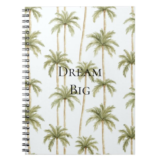 Carnet Palmiers tropicaux (Devant)