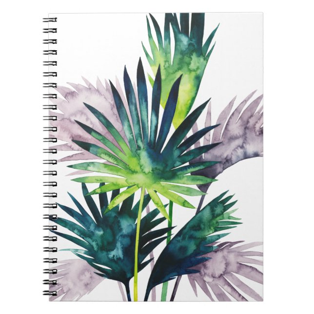 Carnet Palmiers Twilight - Franges de palmiers (Devant)