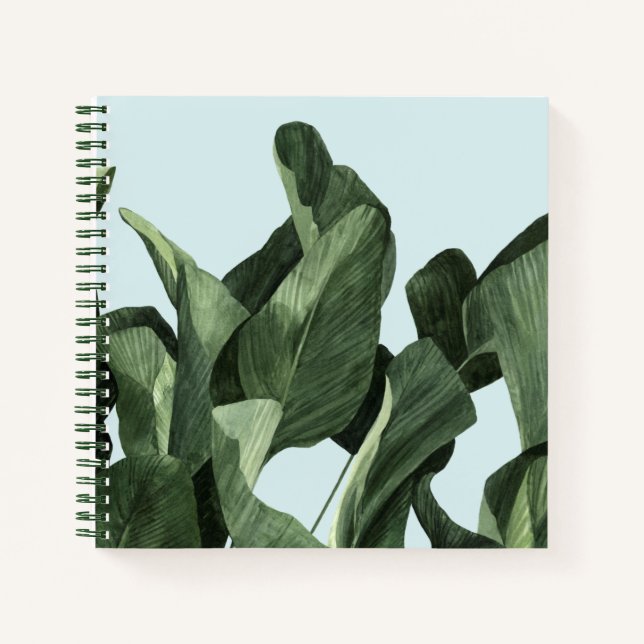 Carnet Palms Celadon (Devant)