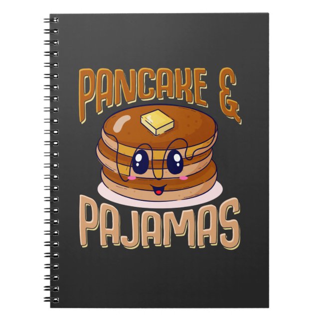 Carnet Pancakes Pajamas Cute Kawaii (Devant)