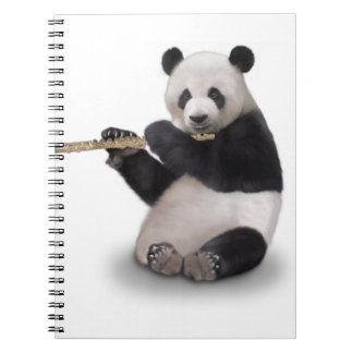 Carnet Panda jouant au T-shirt à la lute