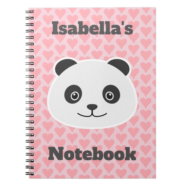 Carnet Panda love (Devant)