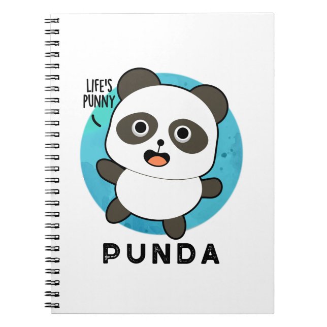 Carnet Panda Pun Animal Punda Funny (Devant)