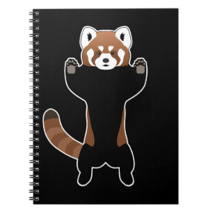Carnet Panda rouge