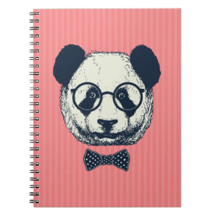 Carnet Panda Stripes