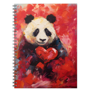 Carnet Panda Valentines