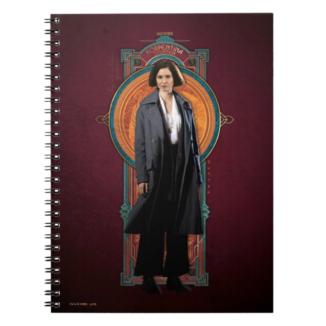Carnet Panneau Art déco PORTENTINA GOLDSTEIN™ (Devant)