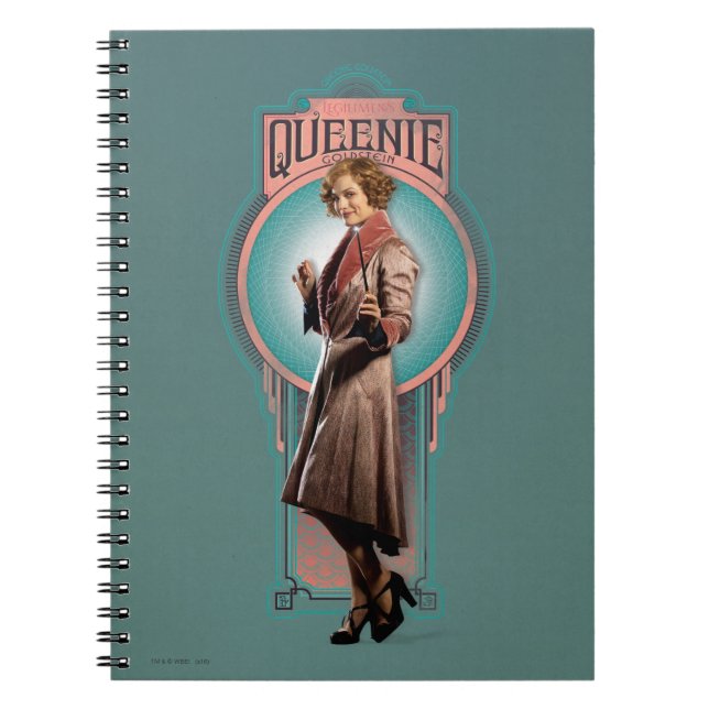 Carnet Panneau Art déco QUEENIE GOLDSTEIN™ (Devant)