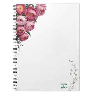 Carnet Panneau de bienvenue de mariage floral rose élégan