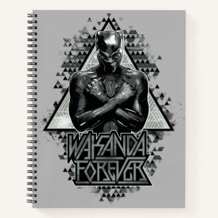 Carnet Panthère noire Graphique "Wakanda Forever"