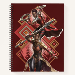 Carnet Panthère noire   Nakia & Okoye Wakandan Graphic