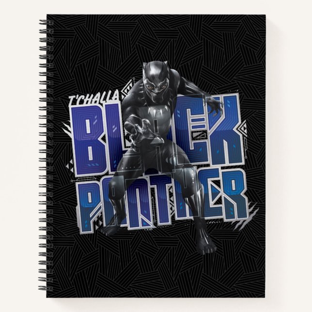 Carnet Panthère noire | T'Challa - Graphique de panthère  (Devant)