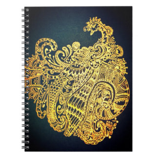 Carnet Paon de Paisley