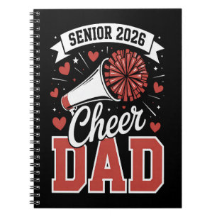 Carnet Papa senior de cheerleader fier 2026