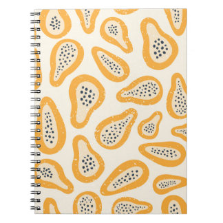 Carnet Papaya Tropicale : Grunge, Main Dessinée.