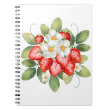 Papier à lettres Fleur de Fraise Stationnaire 