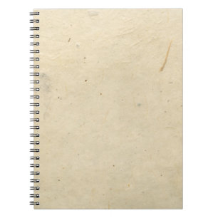 Carnet Papier blanc gris fait main