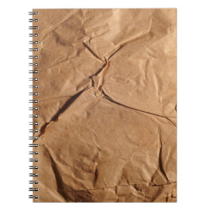Carnet Papier d'emballage Recyclé. Texture.