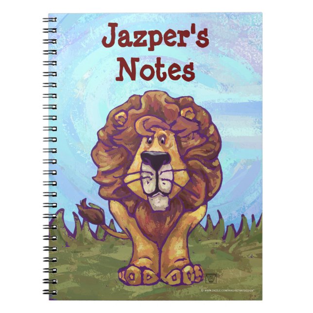 Carnet Papier Lion (Devant)