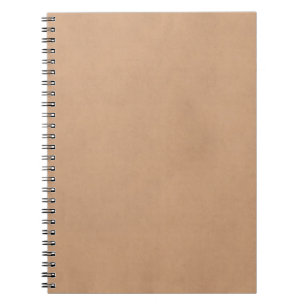 Carnet Papier parcheminé vintage de brun léger de cuir
