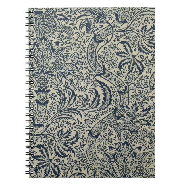 Carnet Papier peint avec la conception de style d'algue (Devant)