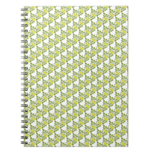 Carnet papier peint damask floral vintage Buttercup