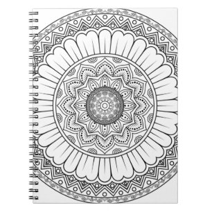 Carnet Papier peint de la Rosette mandala