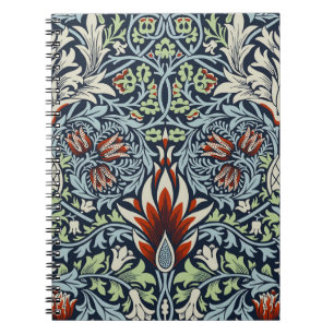 Carnet Papier peint floral Morris Navy Blue Snakeshead