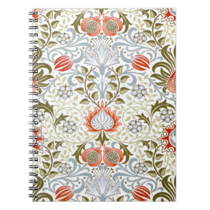 Carnet Papier peint floral vintage de William Morris (187