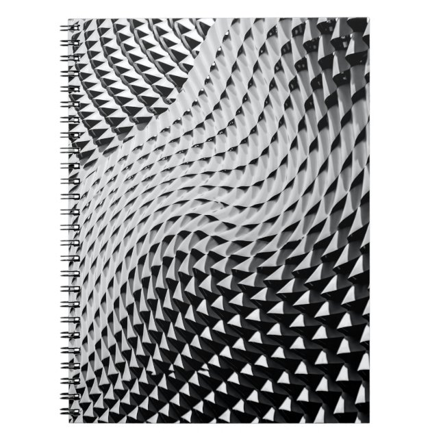 Carnet Papier peint numérique gris (Devant)