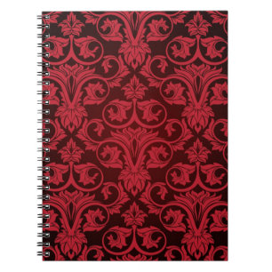 Carnet Papier peint rouge 2