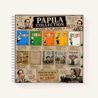 Carnet Papila Collection Spiral Notebook – 8.5" × 8.5"