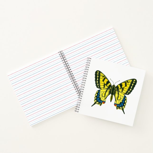 Carnet Papillon à queue épaisse de tigre (Intérieur)