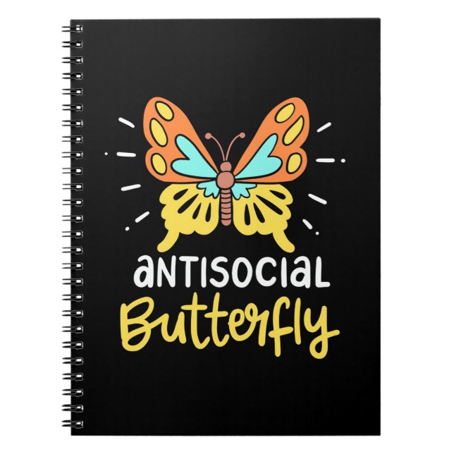 Carnet Papillon antisocial (Devant)