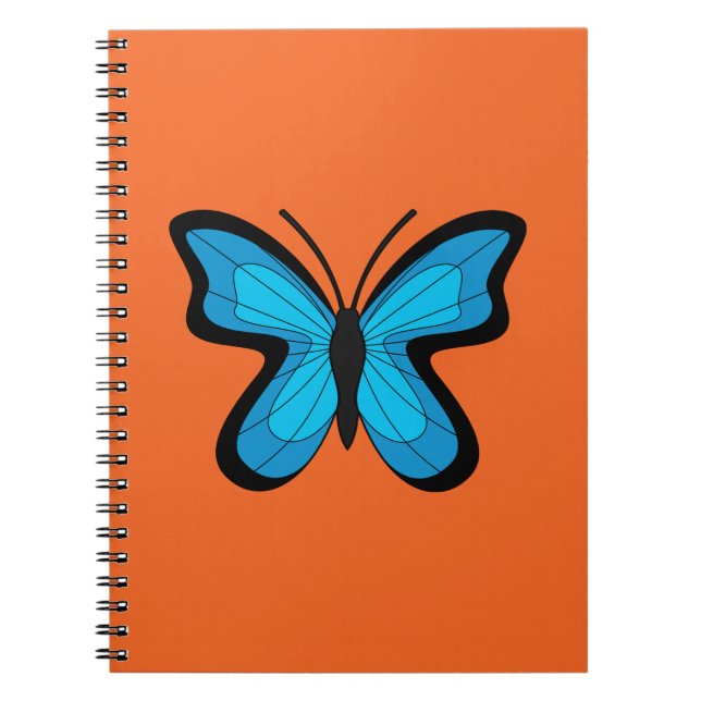Carnet Papillon Bleu (Devant)