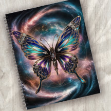 Papillon céleste monogramme