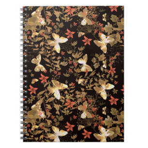 Carnet Papillon d'or