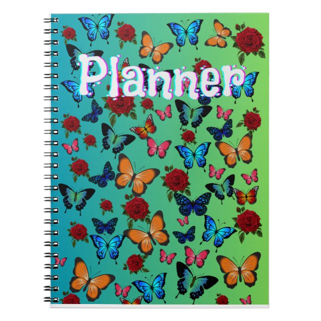 Carnet Papillon du planificateur (Devant)