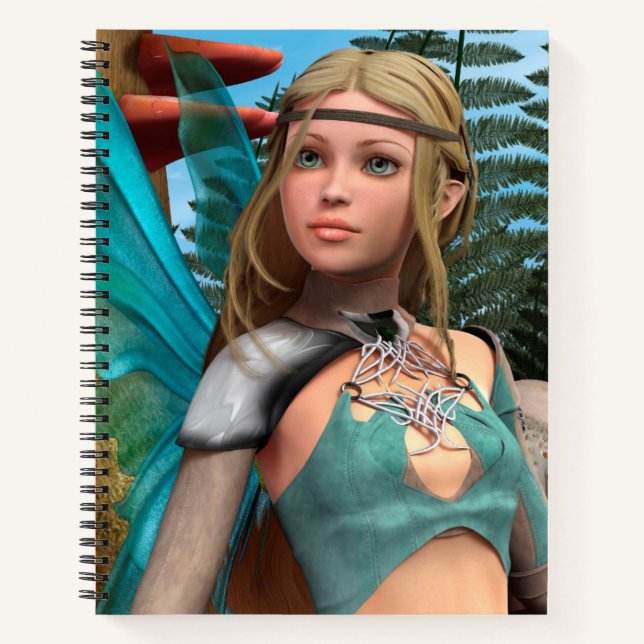 Carnet Papillon Fée (Devant)