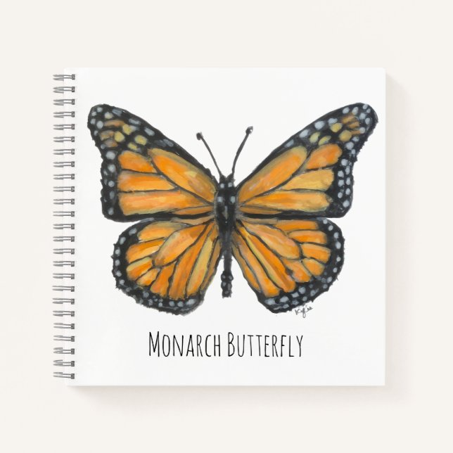 Carnet Papillon Monarque  (Devant)