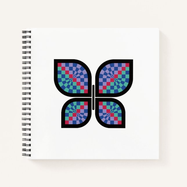 Carnet Papillon Mosaic Radiance (Devant)