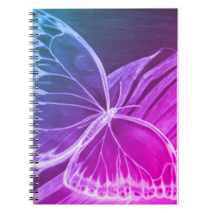 Carnet papillon pourpre