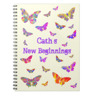 Carnet Papillon psychédélique coloré Art Cath Ajouter un 