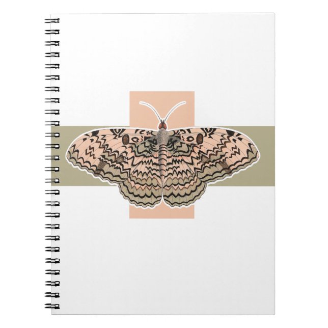 Carnet Papillon rose (Devant)