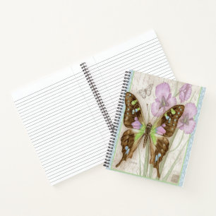 Carnet papillon vintage