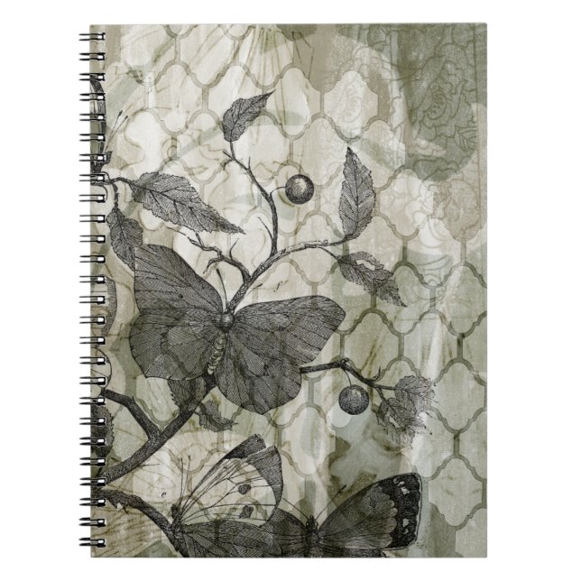 Carnet Papillons Arabesques I (Devant)