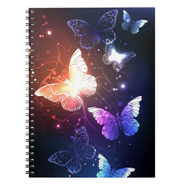 Carnet Papillons de nuit lumineux (Devant)